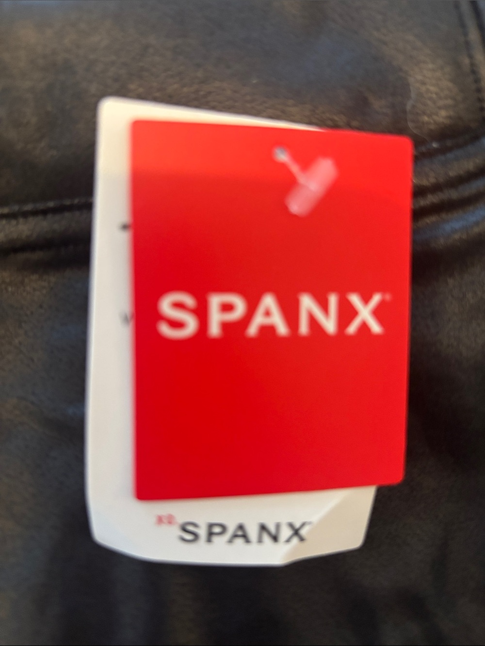 Sexy leather faux booty enhancing leggings Spanx!